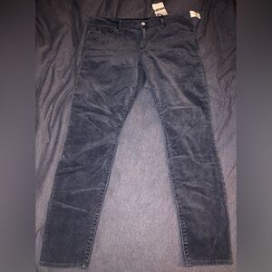 GAP Jeans Corduroy Blue Men’s sz 34 R Modern stretch skinny NEW